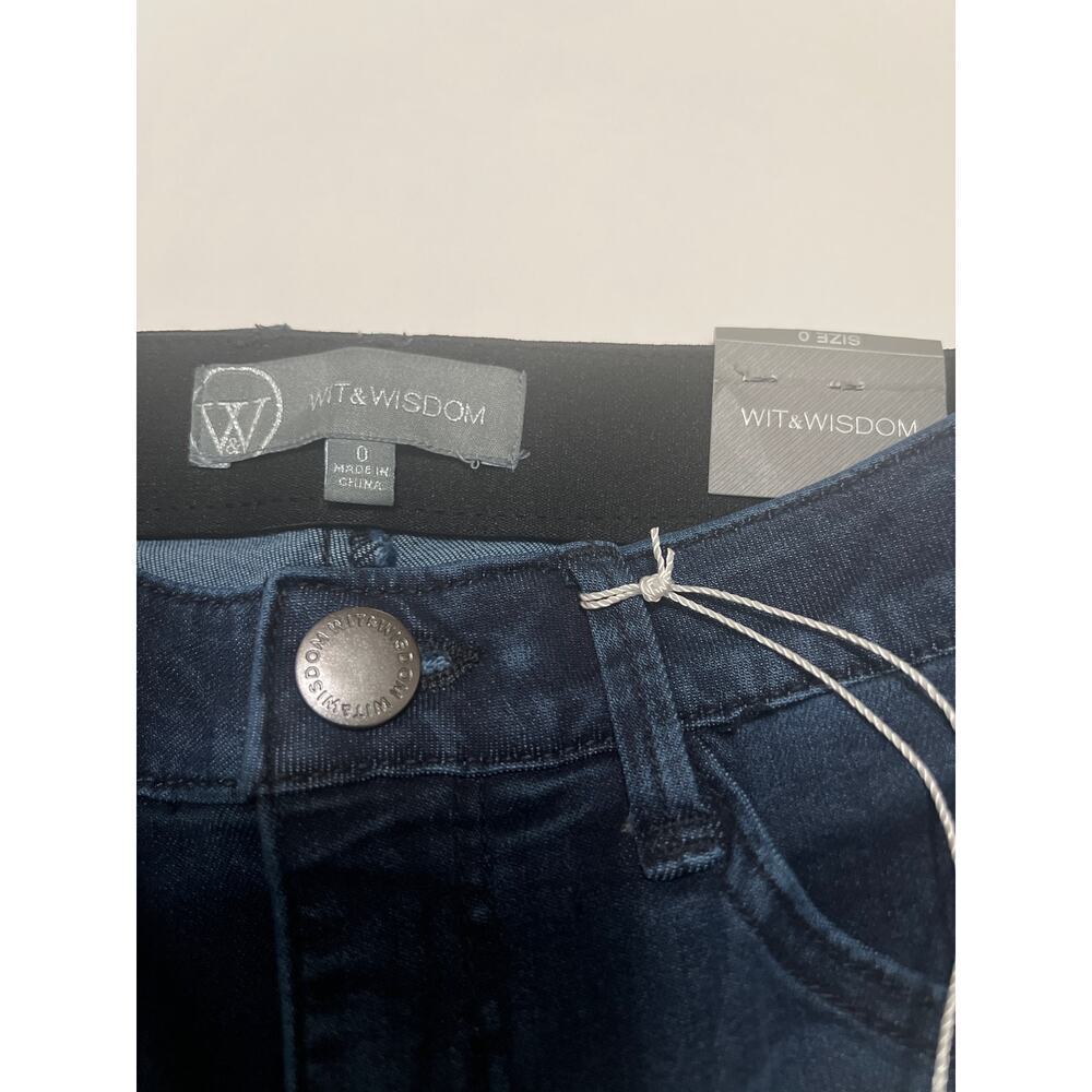 Wit & Wisdom Modern Absolution Lux Touch High Rise Jeans NWT Indigo Size 0 - Picture 9 of 10